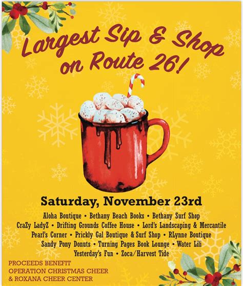 largest sip & shop on route 26!!!, 98 Garfield Pkwy, Bethany Beach, DE ...