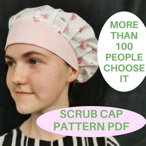 Downloadable Surgical Cap Pattern 的图像结果