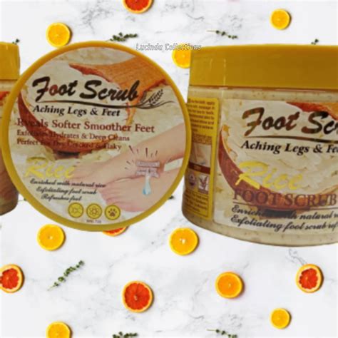 Best price for Wokali Rice Foot Scrub - Repair Aching Dry Cracked Flaky Feet Exfoliating Softer ...