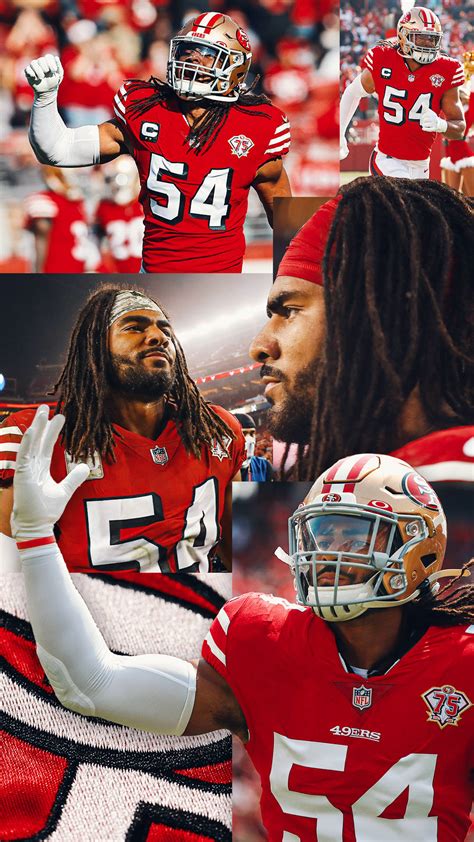 Download San Francisco 49ers Fred Warner Wallpaper | Wallpapers.com