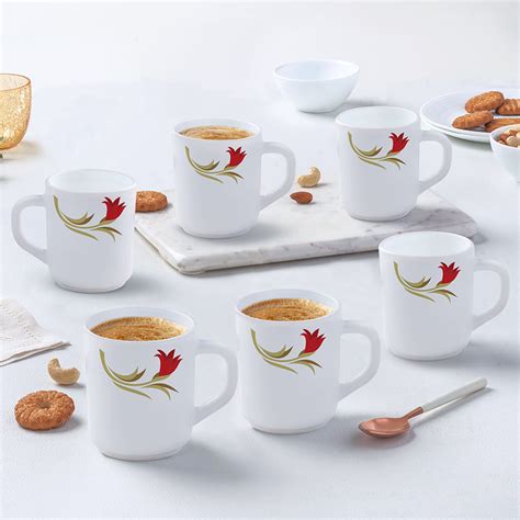 Larah by Borosil Riva Mug Set at Best Price Online in India - Borosil