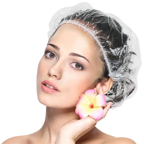 Buy eAmaze Shower Cap (Pack of 100) Free Size - Reusable Shower Caps ...