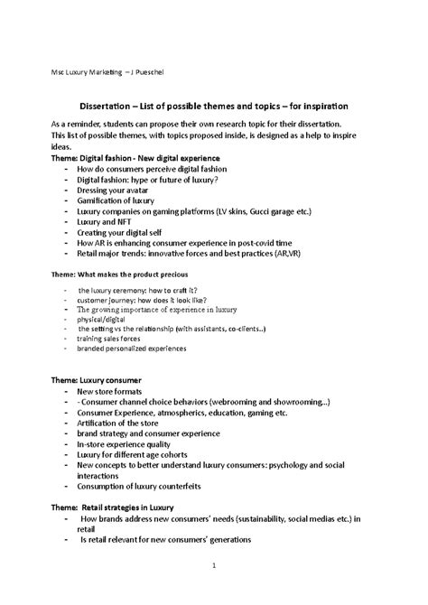 Possible Dissertation Topics 的图像结果