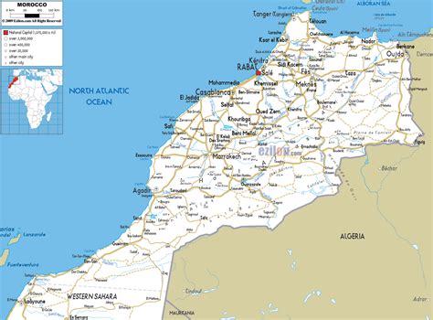 Morocco On World Map, Health Information for Travelers to Morocco - Clinician ..., Morocco ...