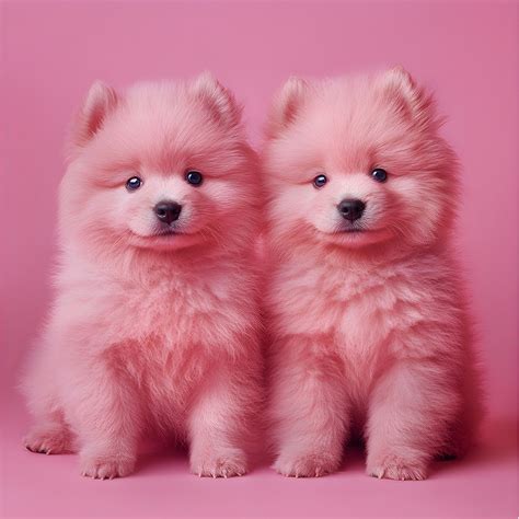Download Ai Generated, Cute Dogs, Pink Dogs. Royalty-Free Stock ...