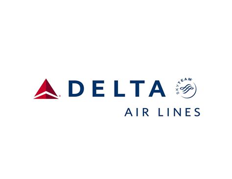 Delta Air Lines Inc. Logo on White Background