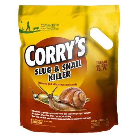 Corry's 8 Lb. Slug And Snail Killer, Lawn Safe, Pet Friendly Yard ...
