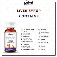 Buy Petvit Liver Syrup with 15 Active Ingredients for Healthy Liver ...