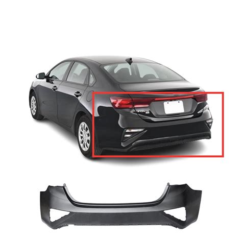 DCP Primed Rear Bumper Cover Fascia for 2019-2021 Kia Forte EX+ EX FE GT L LX LXS - Walmart.com