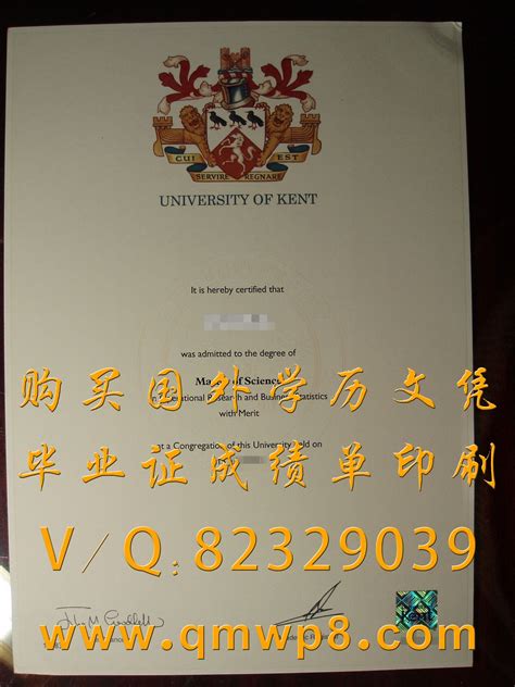 英国肯特大学毕业证/文凭/学位证 | University of kent, Merit, University