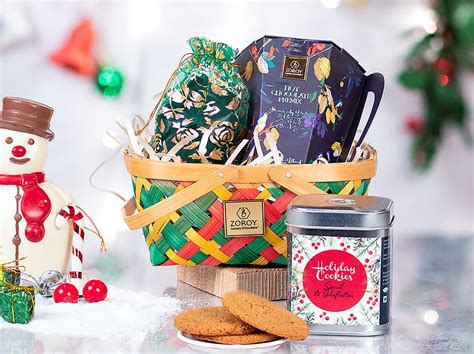 ZOROY Luxury Chocolate Cristmas Reusable Gift Basket With Assorted Milk ...