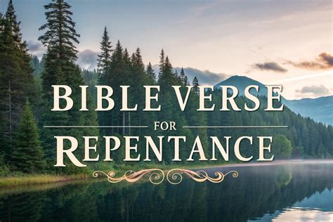 15 Bible Verse for Repentance You Need to Know Today