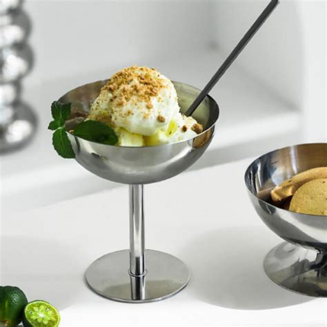 Stainless Steel Ice Cream Cup Glass, Ice Cream Bowls, Ice Cream Glasses ...