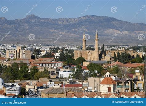 Top View of Nicosia - Capital of Cyprus. Turkish Part Stock Photo ...