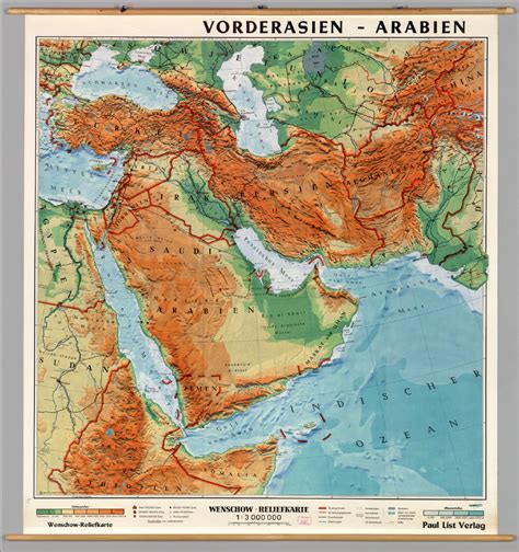 Physical Features Map Of Southwest Asia - Sotheby’s Institute Digital ...