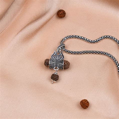 Buy Rudraksha Pendant Online at Best Price – Prinjal Jewels