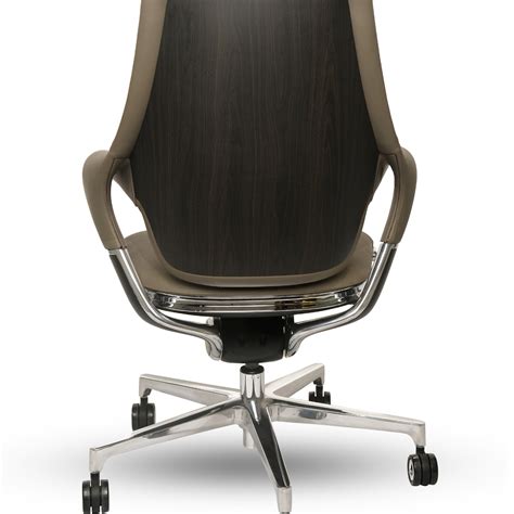 OCEAN MB Premium Mid-Back Chair – PU Leatherette Executive Office Chair ...