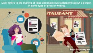 Image result for Libel Examples