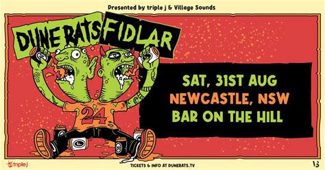 DUNE RATS + FIDLAR - BAR ON THE HILL, NEWCASTLE , Bar on the Hill ...