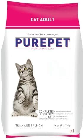 PUREPET Ocean Fish Adult Dry Cat Food, 1.2Kg, 1 Count : Amazon.in: Pet ...