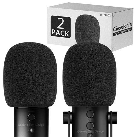 Geekria for Creators Foam Windscreen Compatible with Razer Seiren X ...