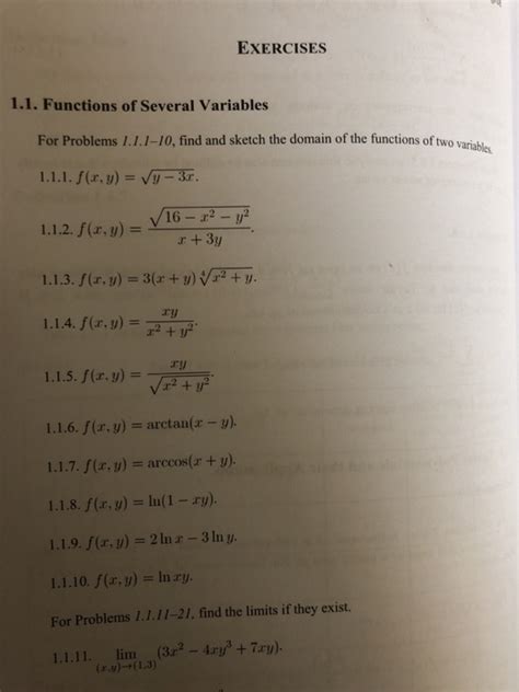 Image result for Function of Several Variables Exercises