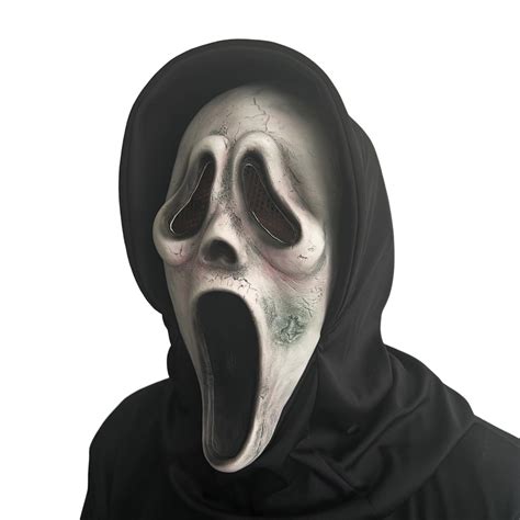 Weimofanchen Halloween Ghost Mask Scary Ghost Face Mask Skull Horror ...