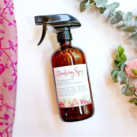Homemade DIY Disinfectant Spray Recipe