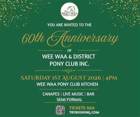 60th Anniversary of Wee Waa & District Pony Club Inc., Maitland St, Wee ...