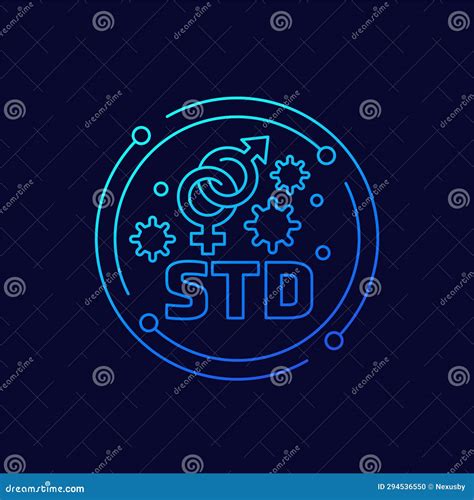 Sexual Transmitted Disease Icon On White Cartoon Vector | CartoonDealer ...