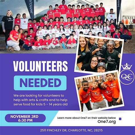 Volunteering @ One7: Crafts w/ Kids at One 7 Ministries, Charlotte on ...