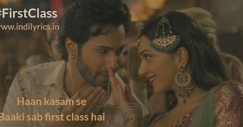 Baaki Sab First Class Hai | Kalank | Song Lyrics with English ...