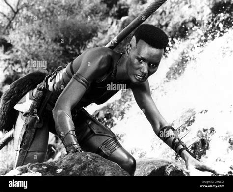 Grace jones conan the destroyer Black and White Stock Photos & Images ...