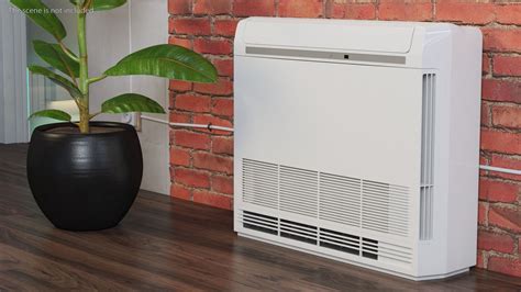 Floor Console Air Conditioner Indoor Unit 3D Model $39 - .3ds .blend ...
