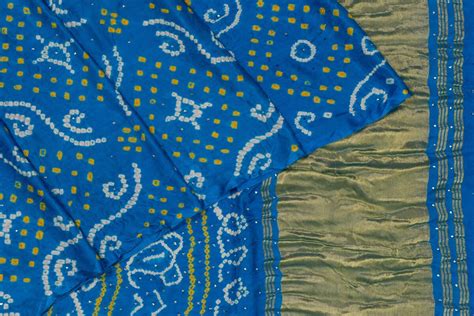 Gaji Silk Sarees – Bandhani Gaji Silk Sarees Online – Parisera