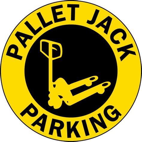 Pallet Jack Parking Floor Sign | Waterproof Sticker : Amazon.in: Office ...