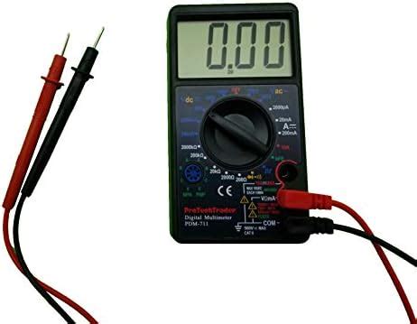 Large Screen Digital Multimeter - Volts Ohms Amps Transistor (hFE ...