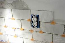 Backsplash Around Outlet by How To Tile A Backsplash Part 1 Tile Setting Pretty Backsplash Around Outlet