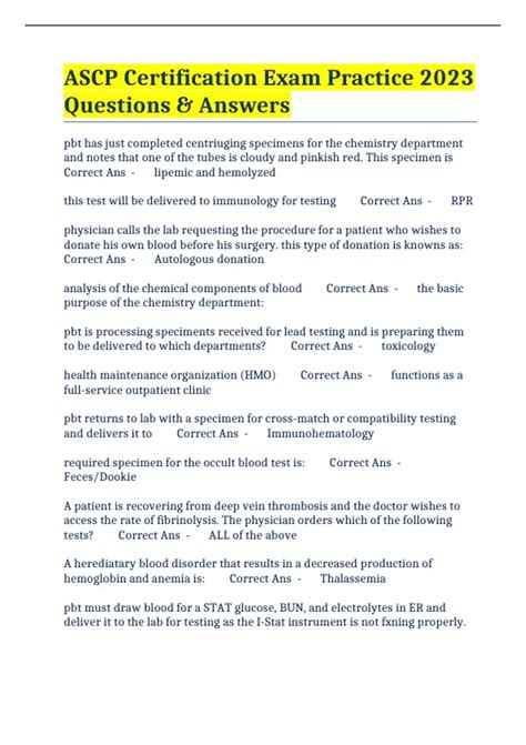 Image result for ASCP Certification