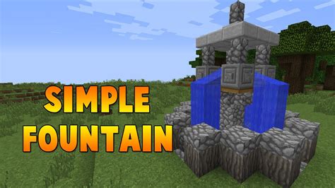 Image result for Minecraft Fountain Tutorial