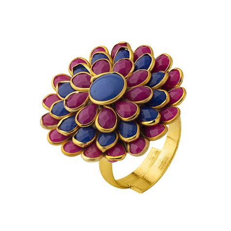 Colorful Ring In Pacchi Design For Women – VOYLLA