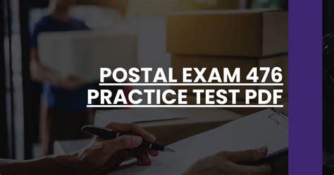 Image result for USPS Test 1 PDF