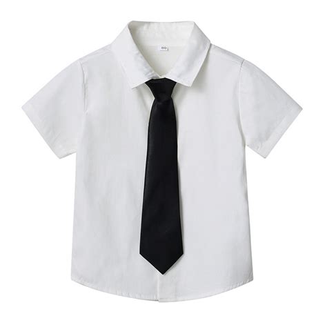 Teen Boys' Button Down Shirts Boys White Dress Shirt Button Up Shirt ...