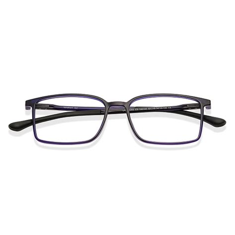 Buy Blue Black Full Rim Rectangle Lenskart Air Flex LA E13265 - C3 ...