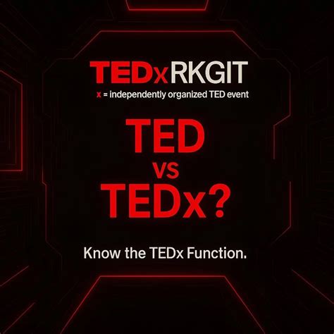 Ted Vs Tedx