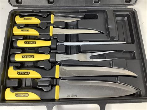Lot - Stanley Knife Set, Cutco Knives With Block