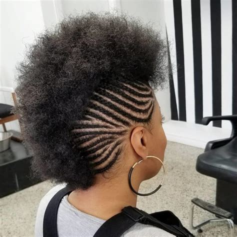 Mohawk In Braids