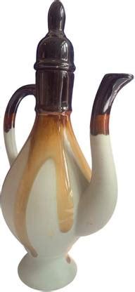 Kraftlik Handicrafts White Ceramic Surahi Price in India - Buy Kraftlik ...