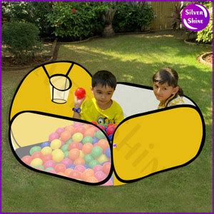 NM CREATION Foldable Square Ball Pool Play Tent Kids, Playground Tent ...