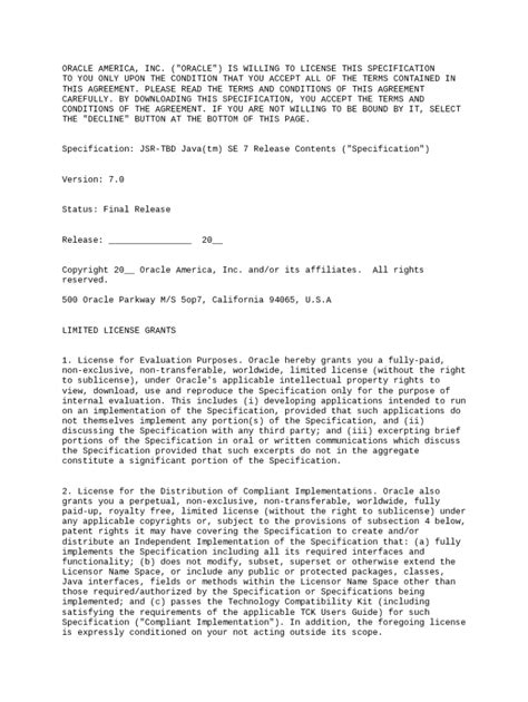 Software License Agreement - Oracle Doc Template | pdfFiller